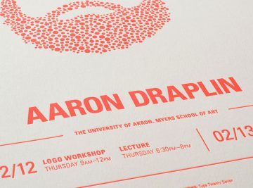 Aaron Draplin Event Poster